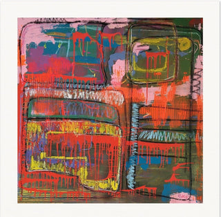 Barbara D’Angelo Månsson Painting 100x100cm Searching for the monochrome I