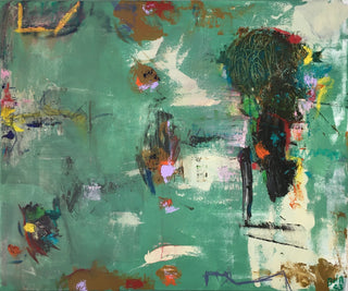 Barbara D’Angelo Månsson Painting 120x100cm The Long Journey To Find Yourself