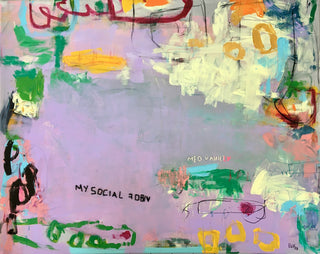 Barbara D’Angelo Månsson Painting 150x120cm My Social Fobia Med Vanilla