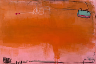 Barbara D’Angelo Månsson Painting 150x120cm Pink Sky