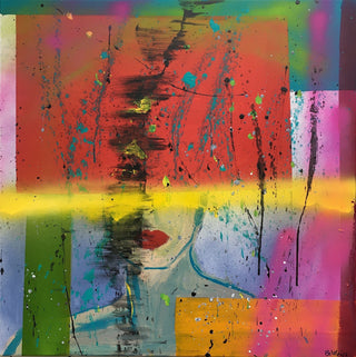 Barbara D’Angelo Månsson Painting 62x62cm X-ISM
