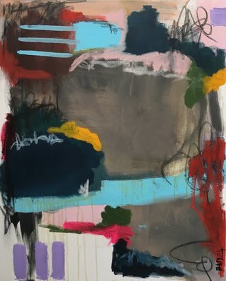 Barbara D’Angelo Månsson Painting 80x100cm In Search of a Beautiful Memory