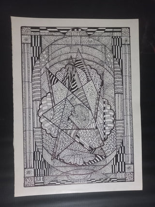 Constantino Leon Painting 47x66cm Untitled