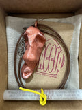 Antique pink and copper