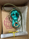 Metallic green-copper