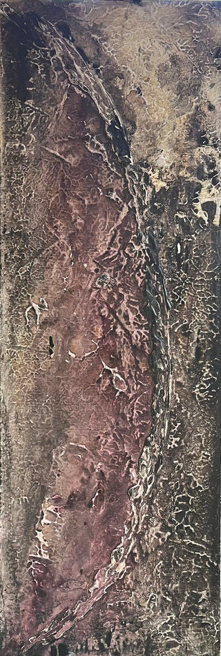 Cristiana Giacchetti Painting 33x99cm Dark Vision