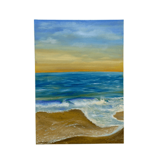 Débora Gonçalves Painting 50x70cm Praia de Santo Amaro de Oeiras