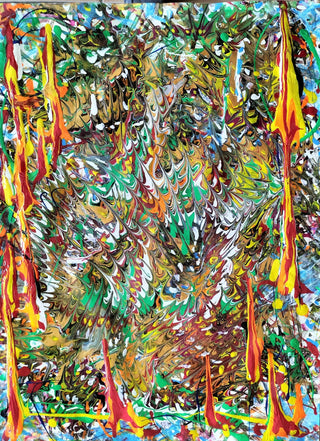 Eric Schloss Painting 40x60cm Mercredi des Cendres