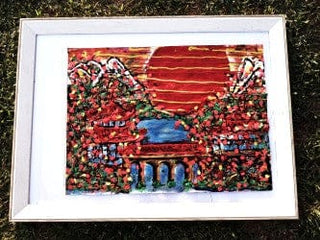 Eric Schloss Painting 45x60cm LAKE ONAMI