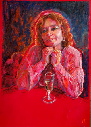 Lady in red