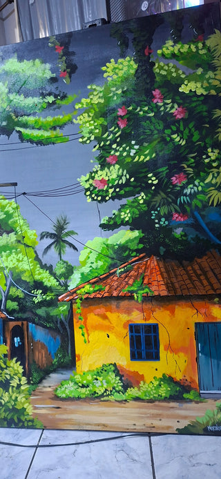 O atardecer chuvoso