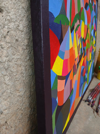 A Colorfull journey through african landscape