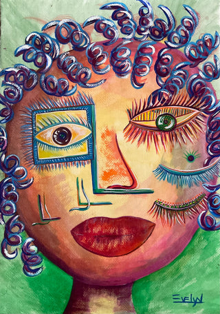 With a square eye