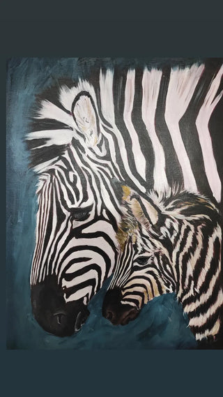 Mãe e filho - Zebra