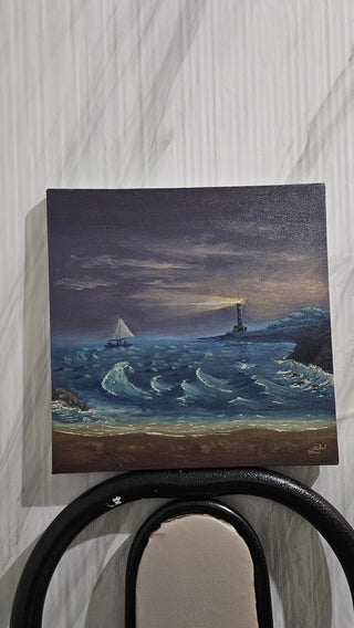 The sailboat and the lighthouse (O veleiro e o farol)