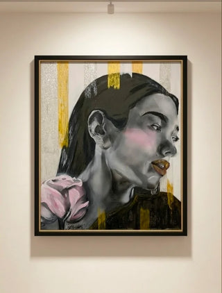 Rosto inspirado na cantora Dua Lipa