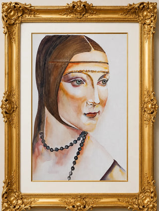 Lady( watercolor)