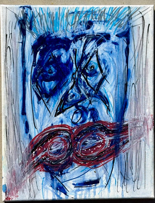 Self Portrait in Blue