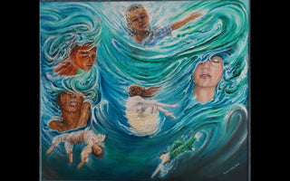 Ivana Enny Painting 90x70cm Fragili Vascelli