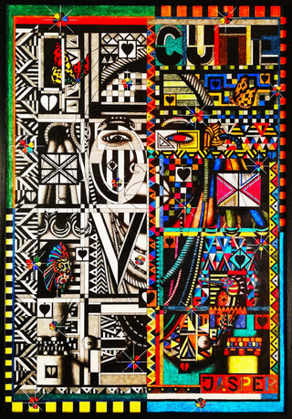 Jasper Painting 71x101cm LOVE II