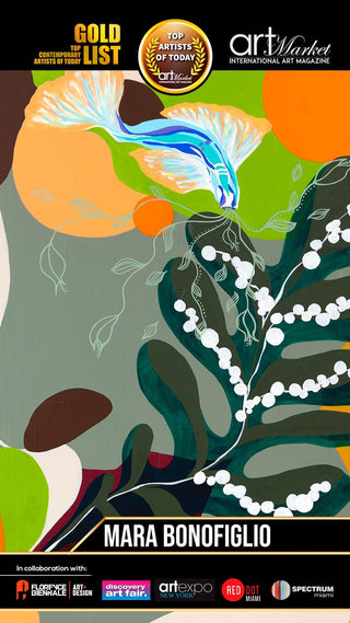 Mara Bonofiglio Painting 100x150cm Mercí