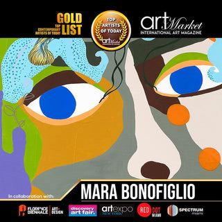 Mara Bonofiglio Painting 100x150cm Mercí