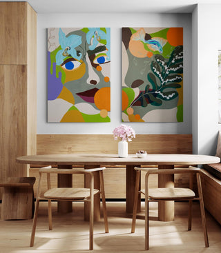 Mara Bonofiglio Painting 100x150cm Mercí