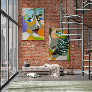 Mara Bonofiglio Painting 100x150cm Mercí