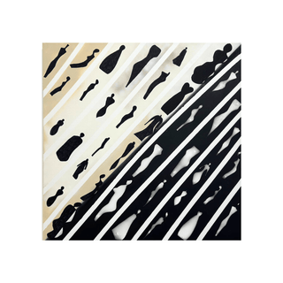 Patricia Pazos Painting 100x100cm Rêve d'enfants