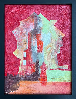 Rada Aragizade Painting 33x43cm Red House of emotions