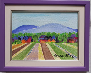 Renea Dizdarevic Painting 16x22cm Village