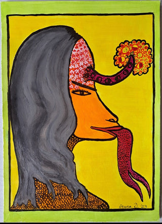 Renea Dizdarevic Painting 35x25cm Alpha Female 3