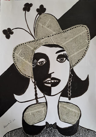 Renea Dizdarevic Painting 35x50cm A Lady