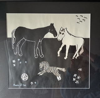 Renea Dizdarevic Painting 41x45cm Between prejudices