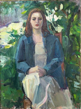 Viktoriia Taraban Painting 80x60cm Girl in the garden